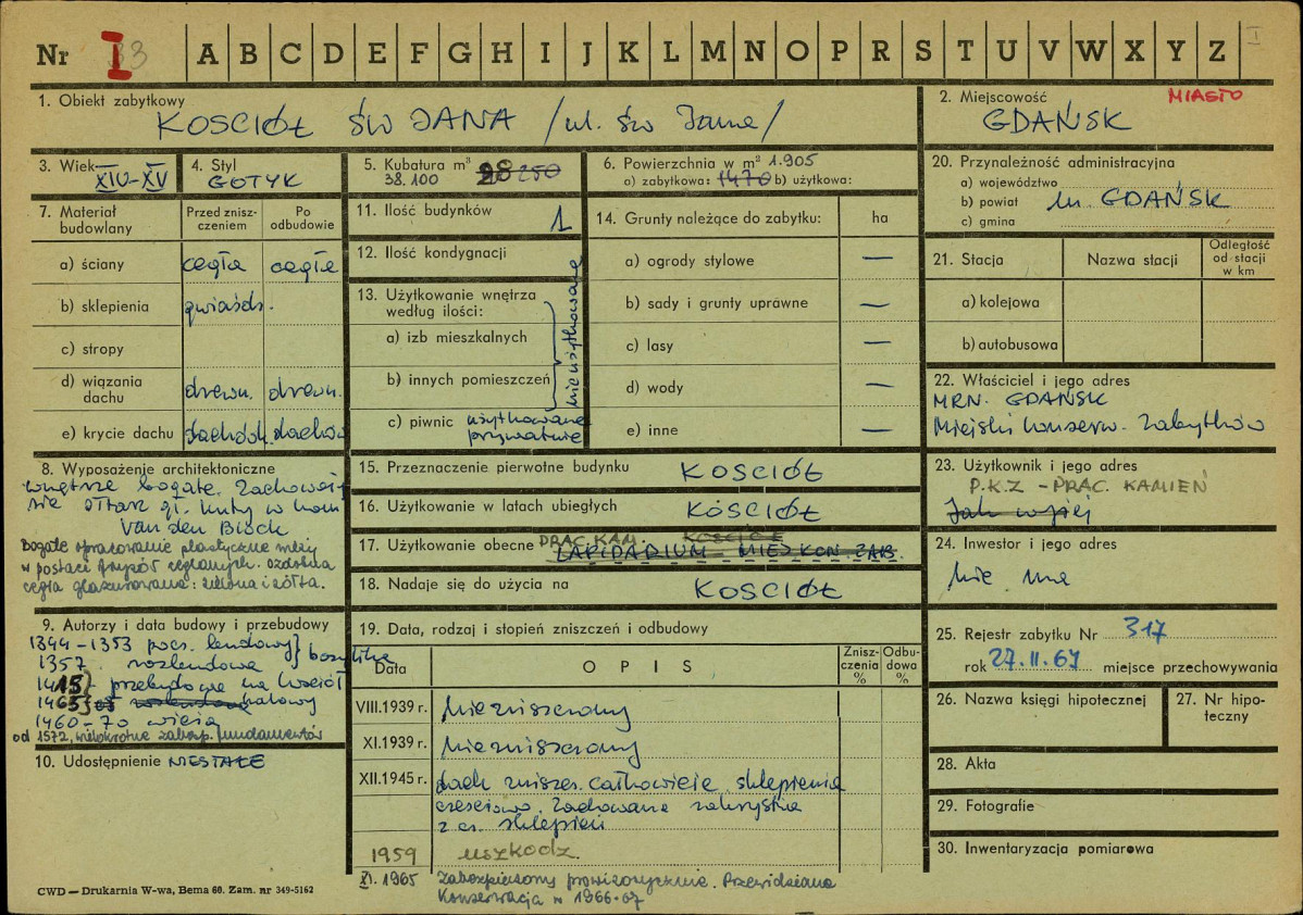 Karta zielona, skan nr 1