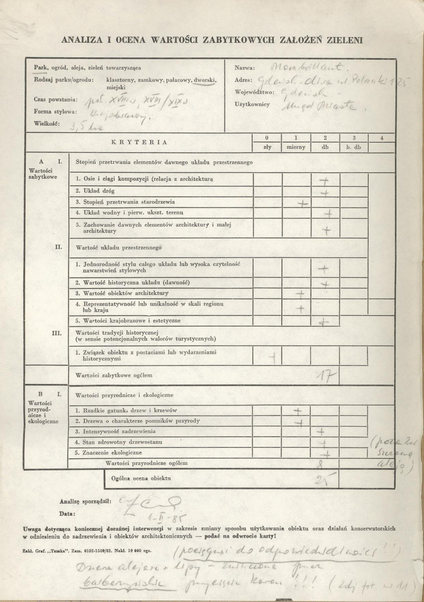 Ewidencja parkowa, skan nr 3