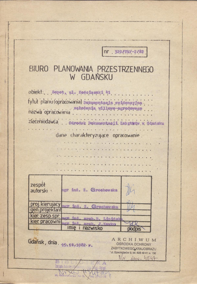 EP - Ewidencja parkowa, skan nr 4