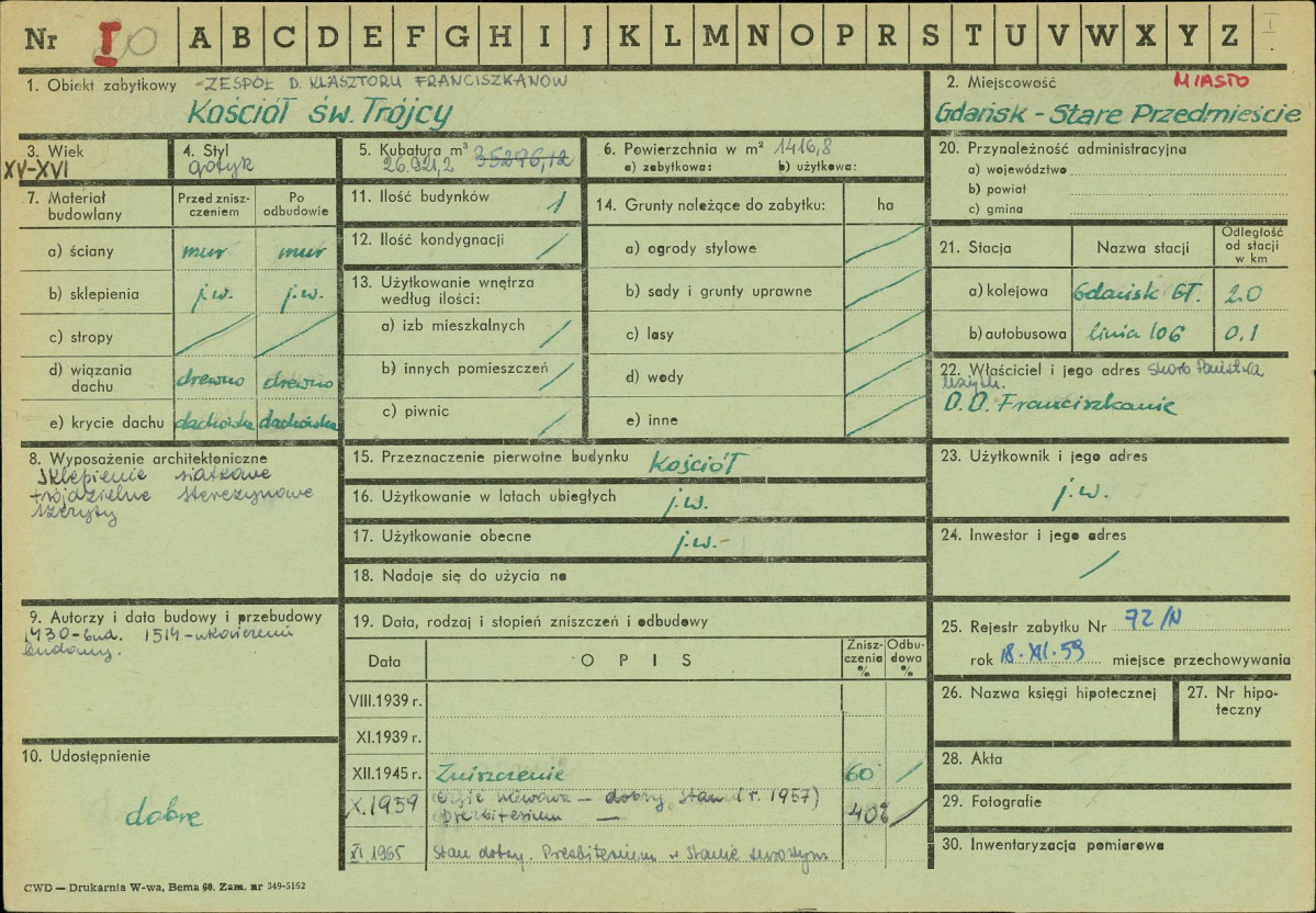 Karta zielona, skan nr 1