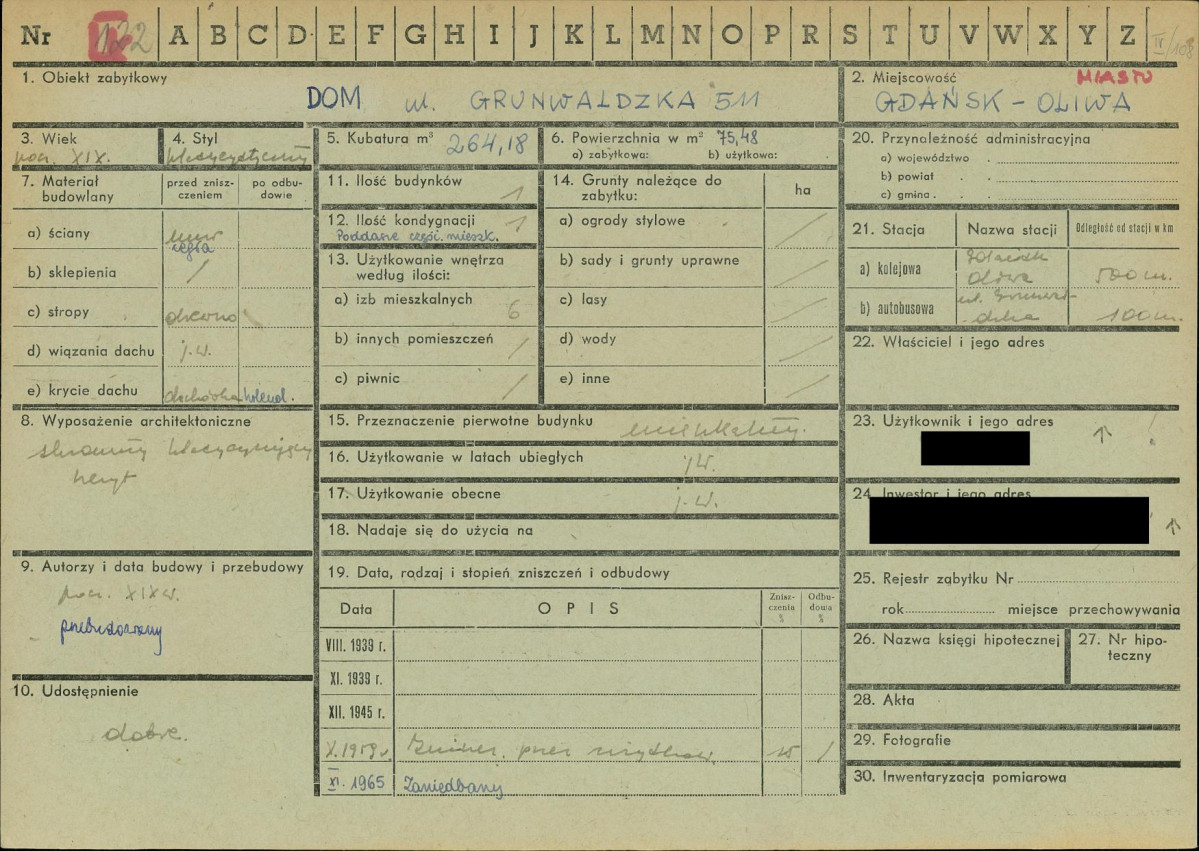 KZ - Karta zielona, skan nr 1