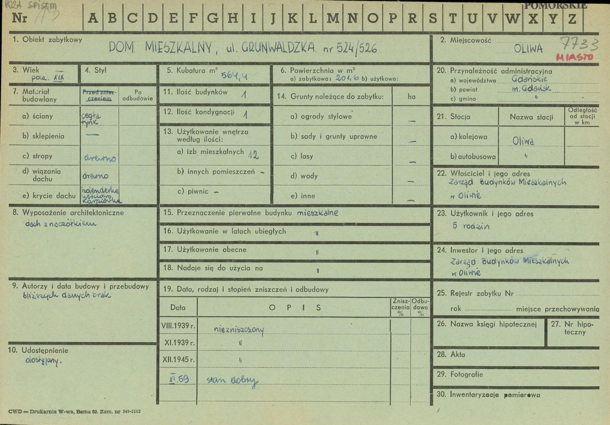 Karta zielona, skan nr 1