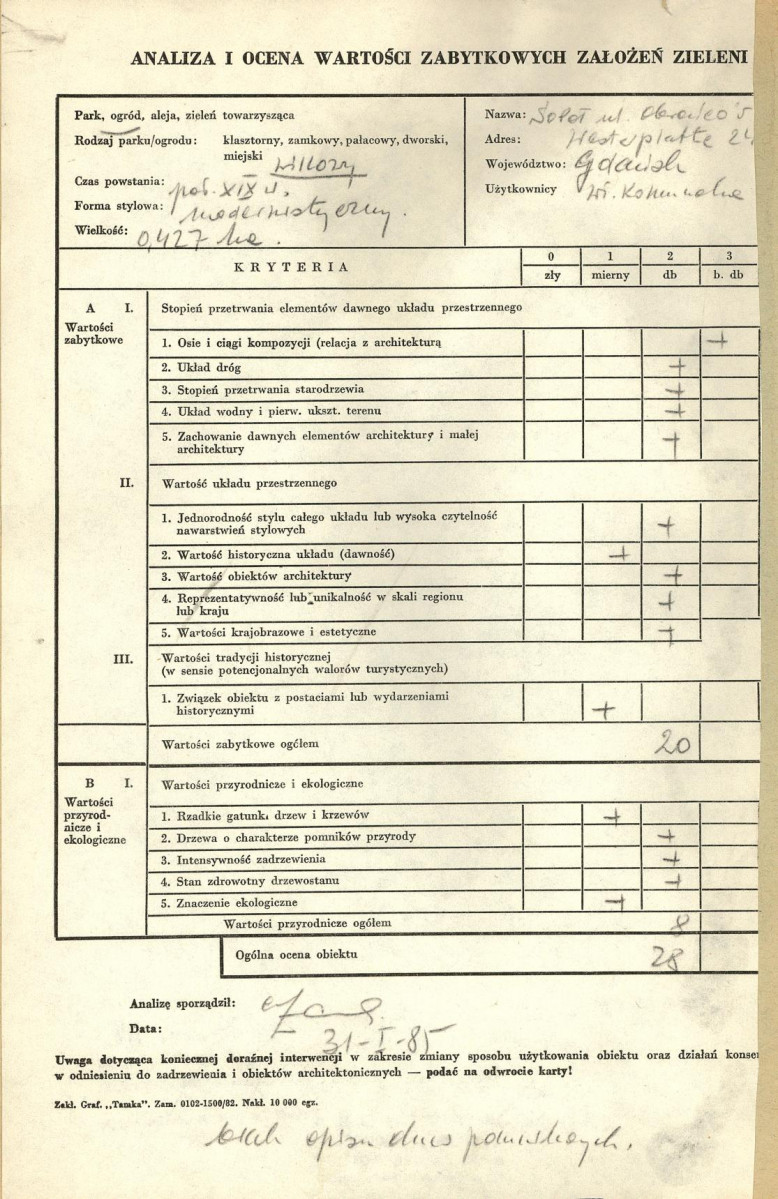 EP - Ewidencja parkowa, skan nr 3