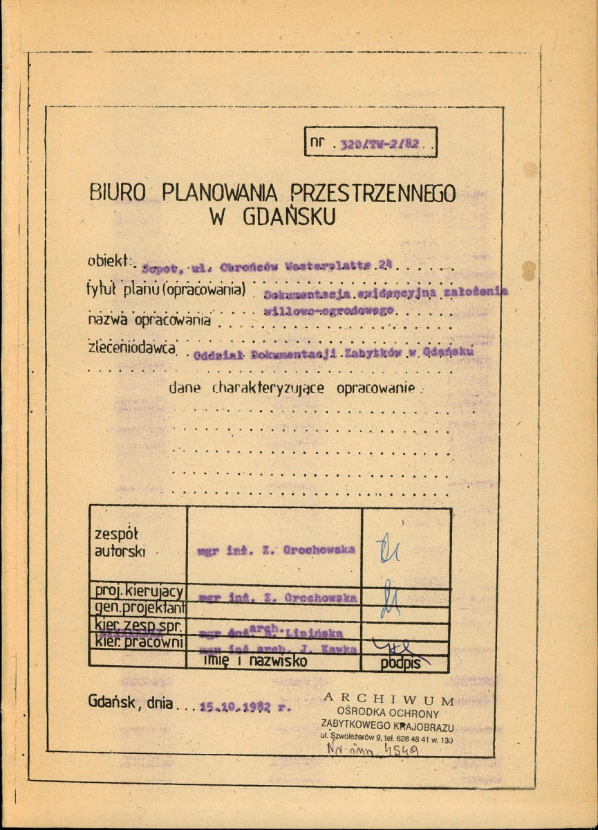 EP - Ewidencja parkowa, skan nr 4