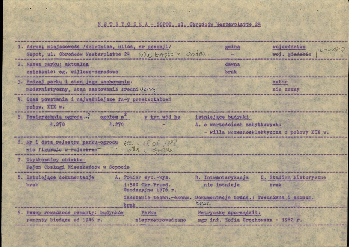 EP - Ewidencja parkowa, skan nr 5