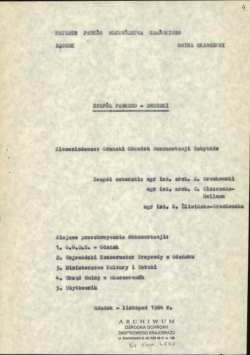 EP - Ewidencja parkowa, skan nr 6