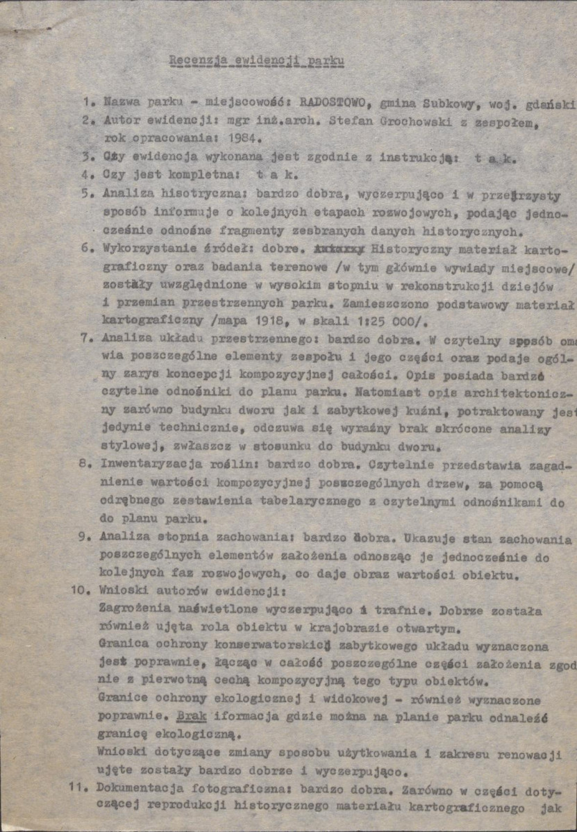 EP - Ewidencja parkowa, skan nr 4
