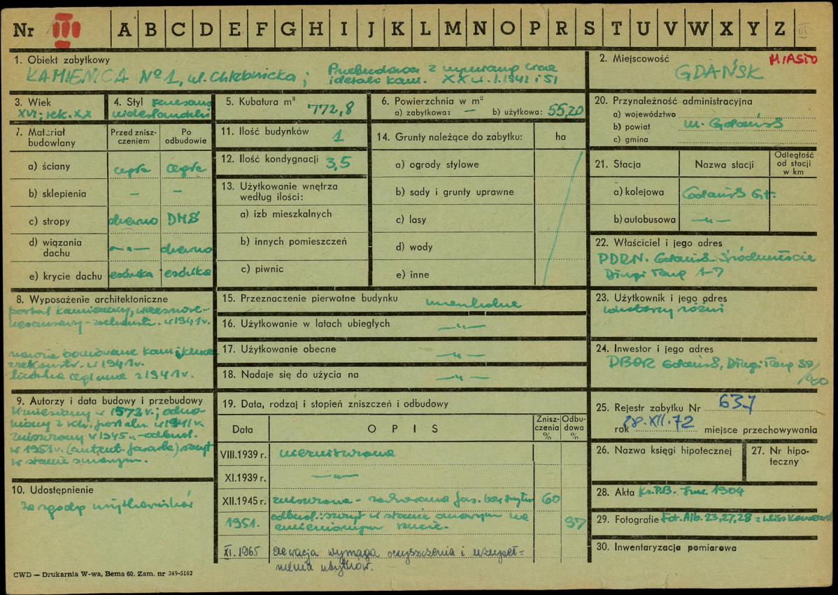 Karta zielona, skan nr 1