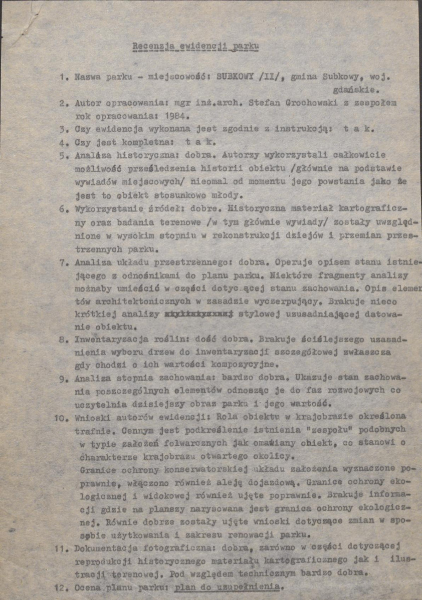 EP - Ewidencja parkowa, skan nr 3
