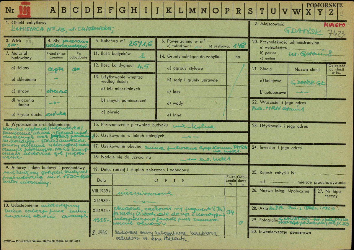 Karta zielona, skan nr 1