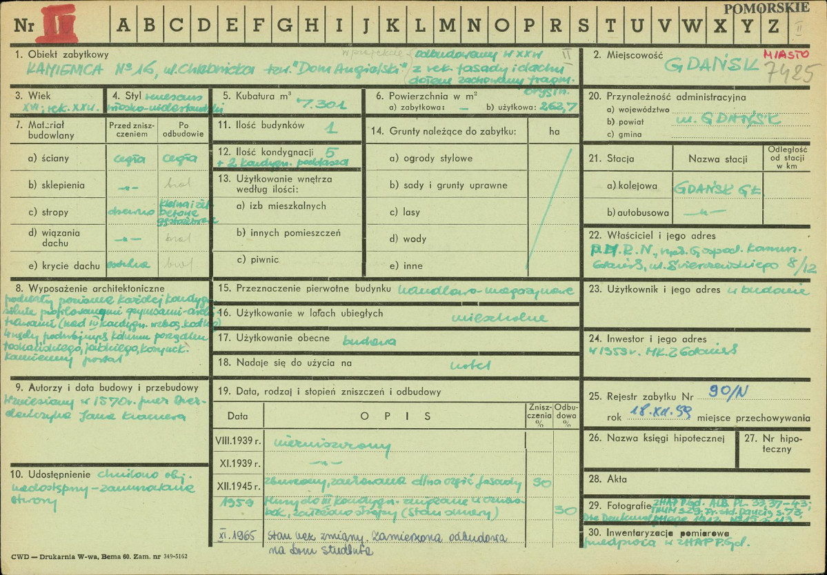 Karta zielona, skan nr 1