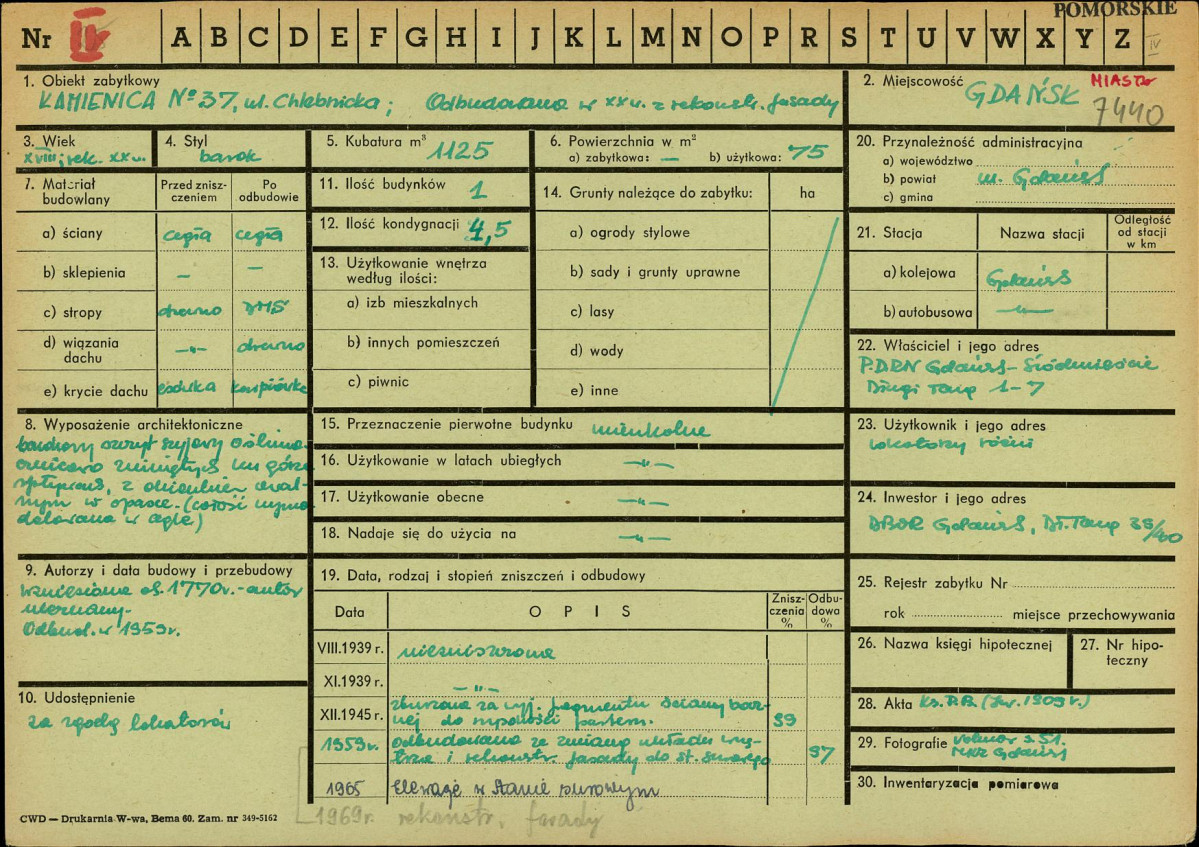 Karta zielona, skan nr 1