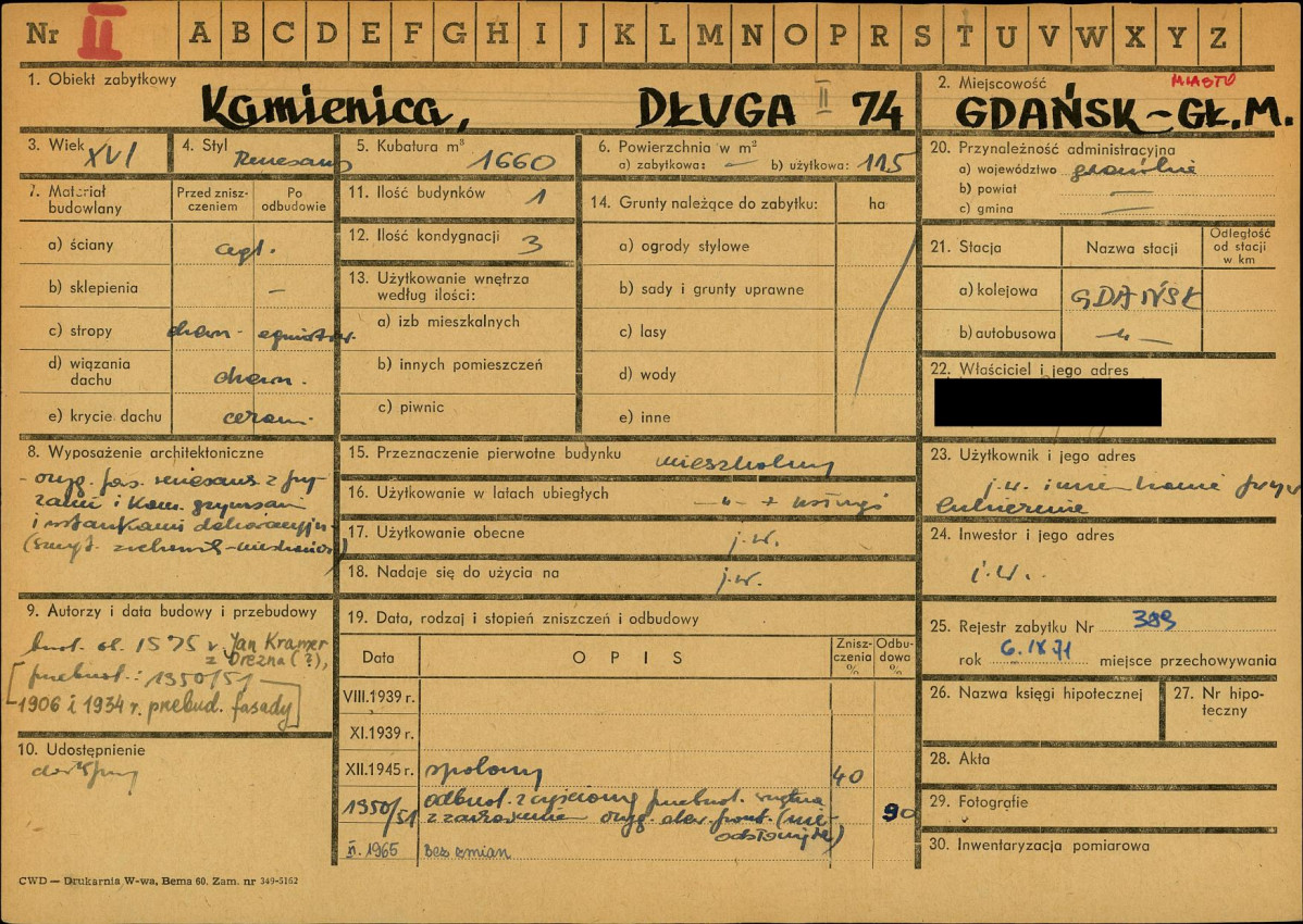 KZ - Karta zielona, skan nr 1