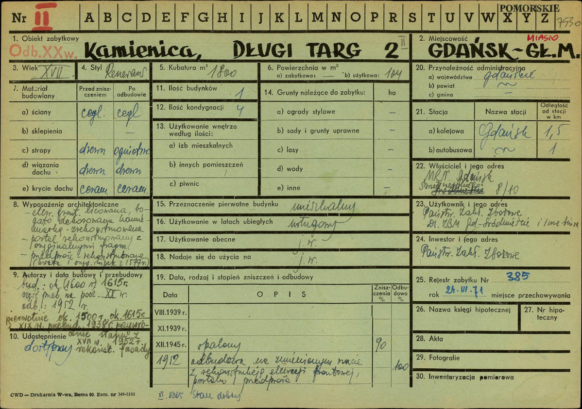 Karta zielona, skan nr 1