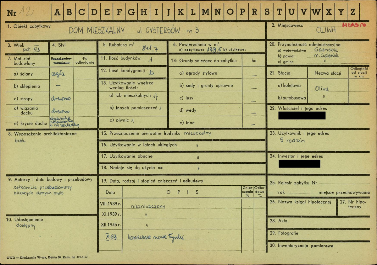 KZ - Karta zielona, skan nr 1