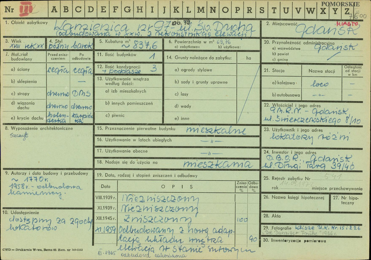 Karta zielona, skan nr 1