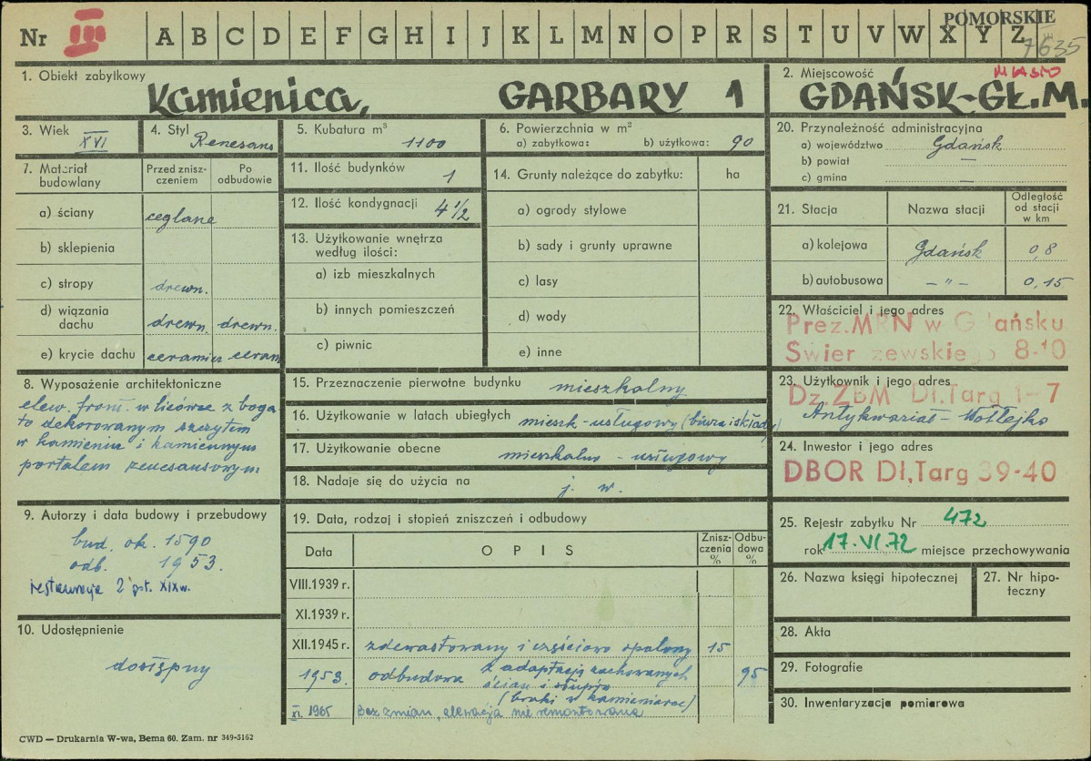 Karta zielona, skan nr 1