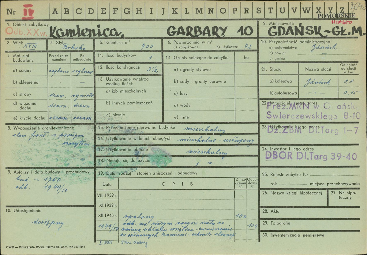 Karta zielona, skan nr 1