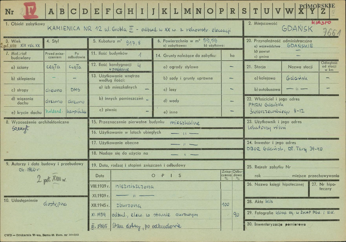 Karta zielona, skan nr 1