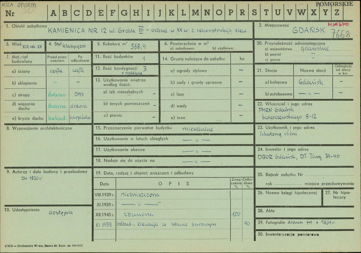 Karta zielona, skan nr 1