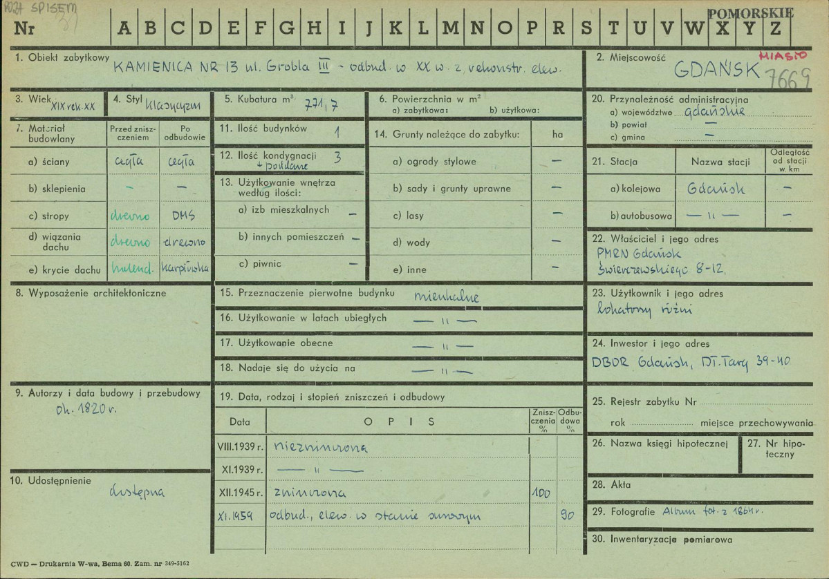 Karta zielona, skan nr 1