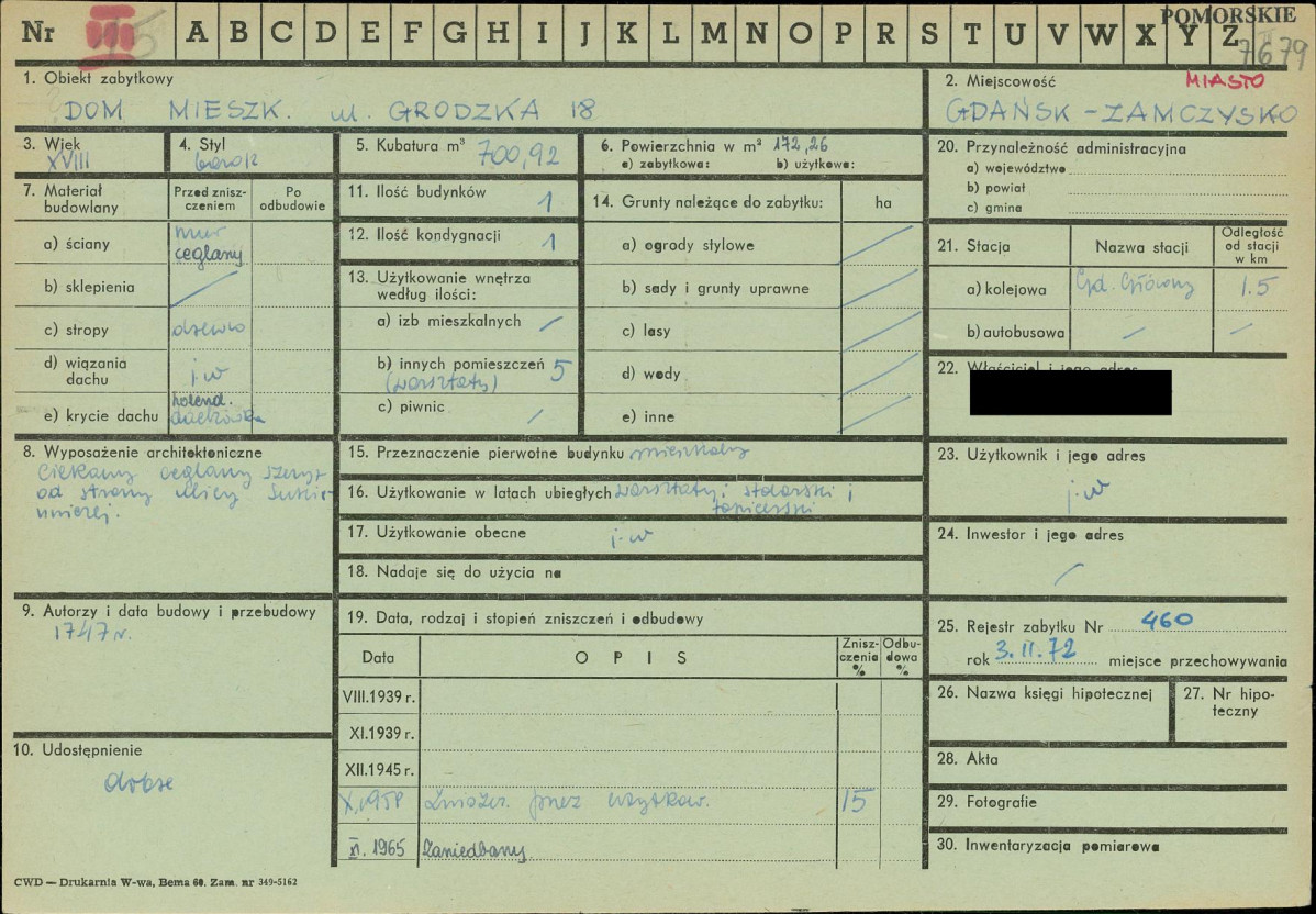 KZ - Karta zielona, skan nr 1