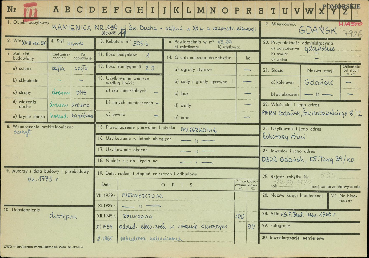 Karta zielona, skan nr 1
