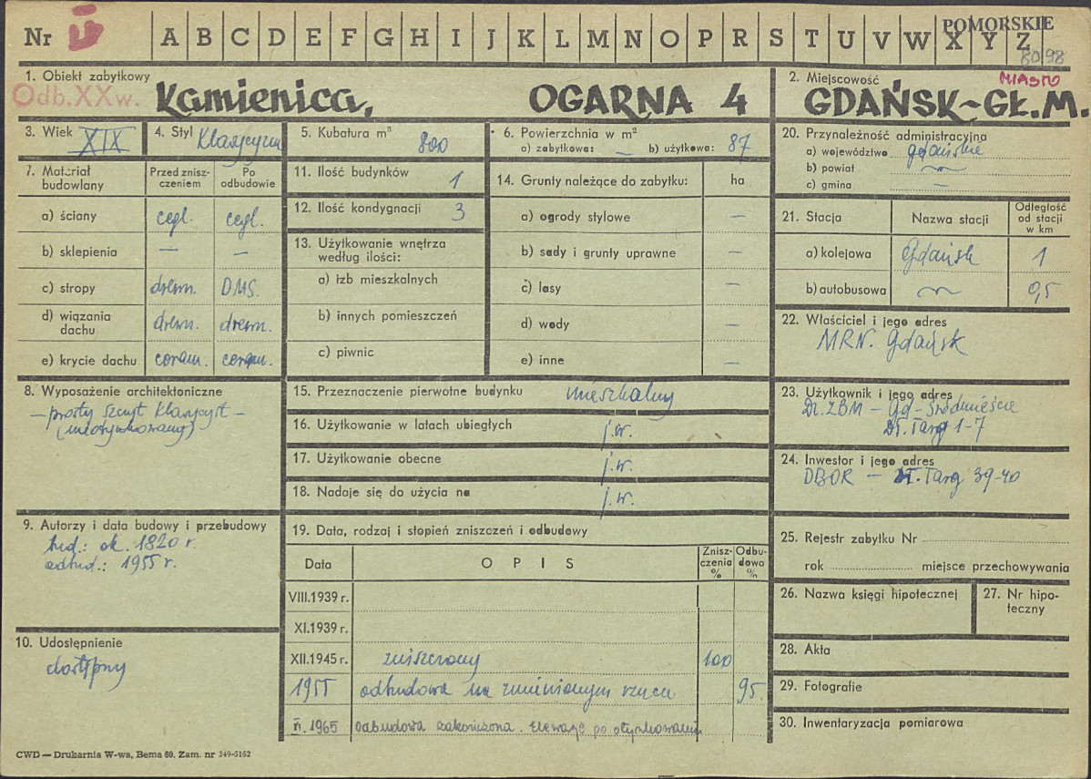 Karta zielona, skan nr 1