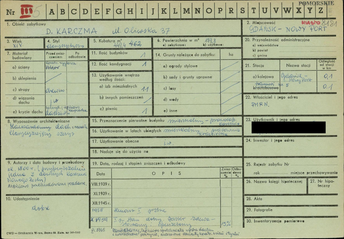 KZ - Karta zielona, skan nr 1