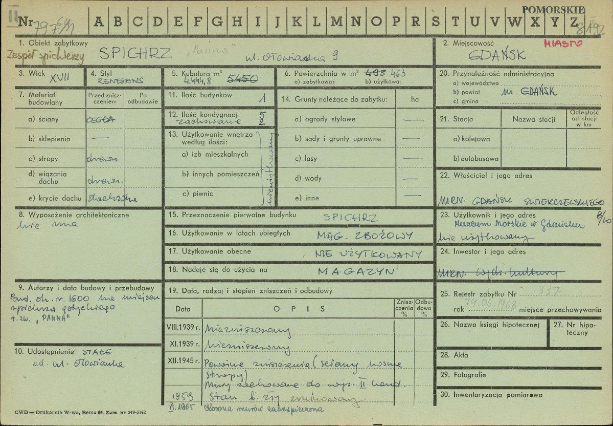 Karta zielona, skan nr 1