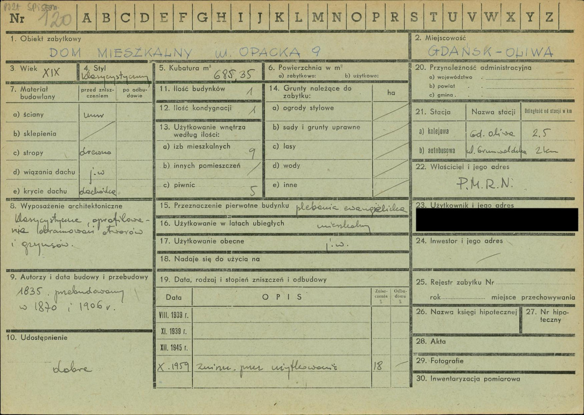 KZ - Karta zielona, skan nr 1