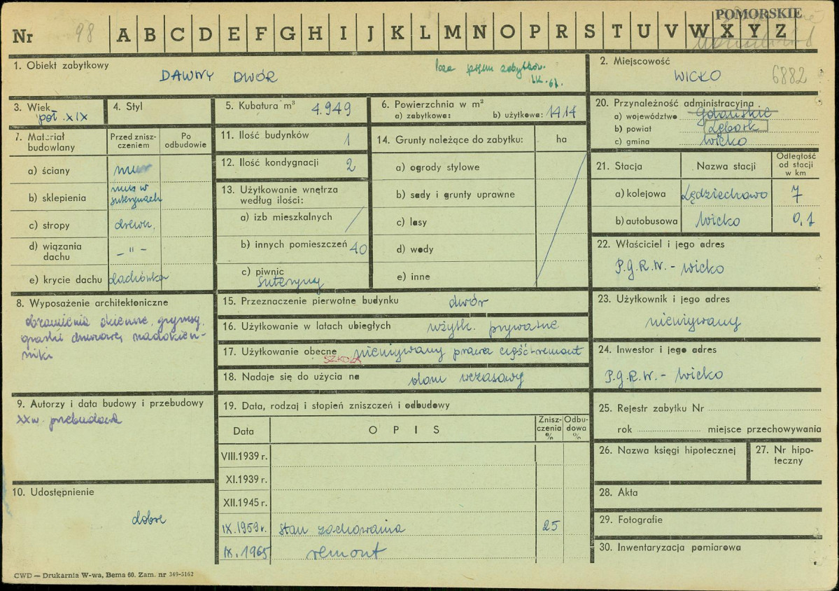 Karta zielona, skan nr 1