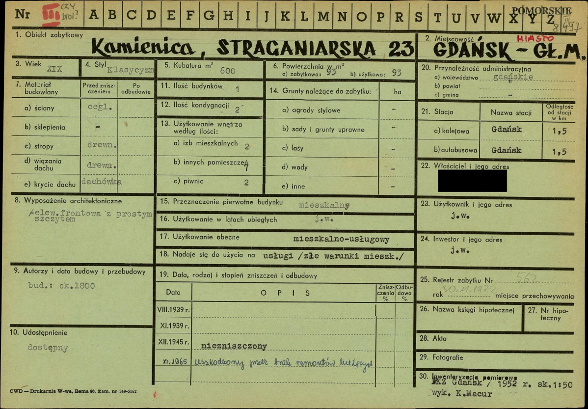 KZ - Karta zielona, skan nr 1