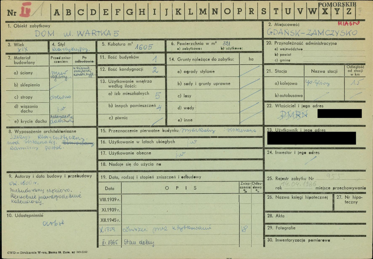 KZ - Karta zielona, skan nr 1