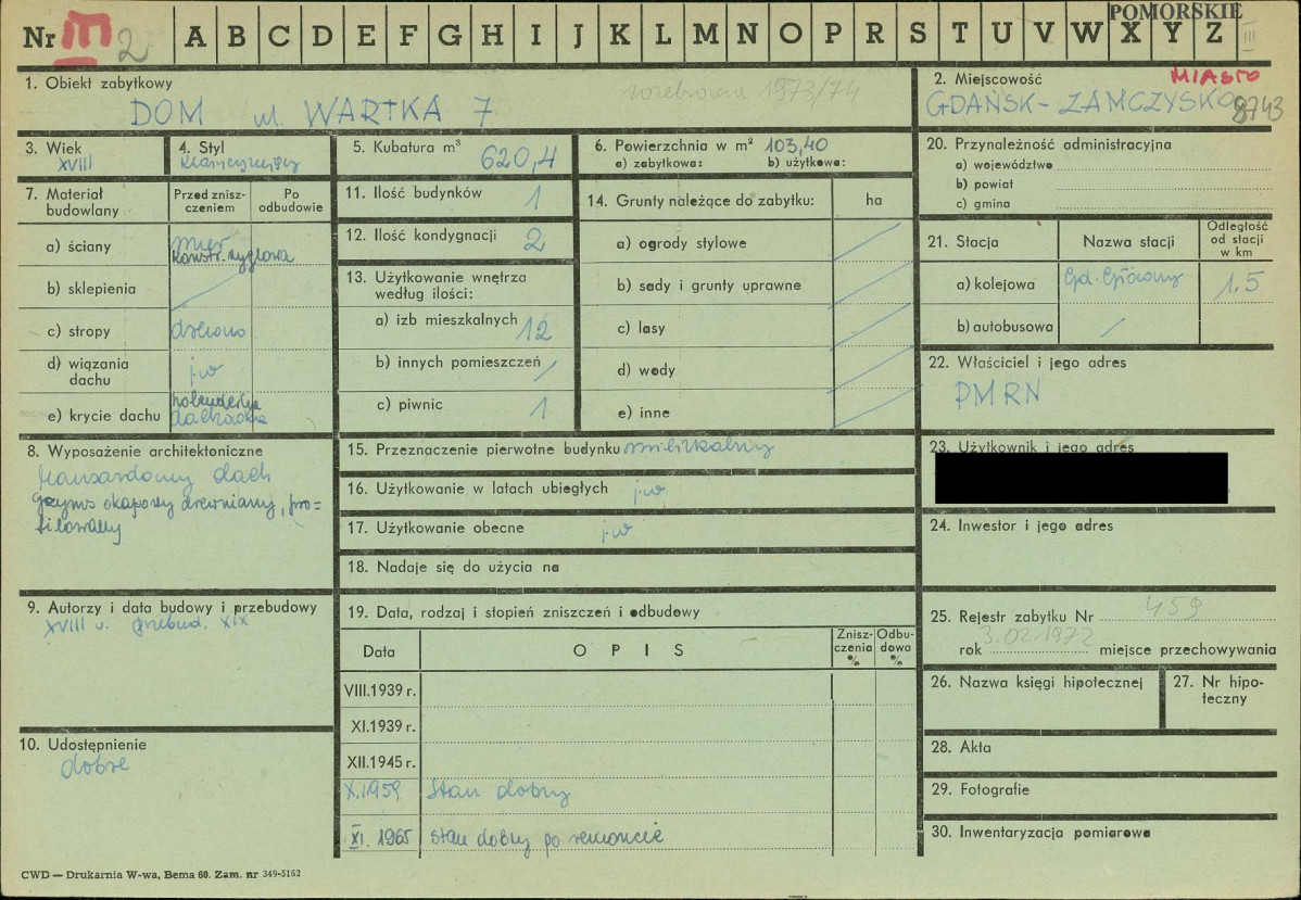 KZ - Karta zielona, skan nr 1