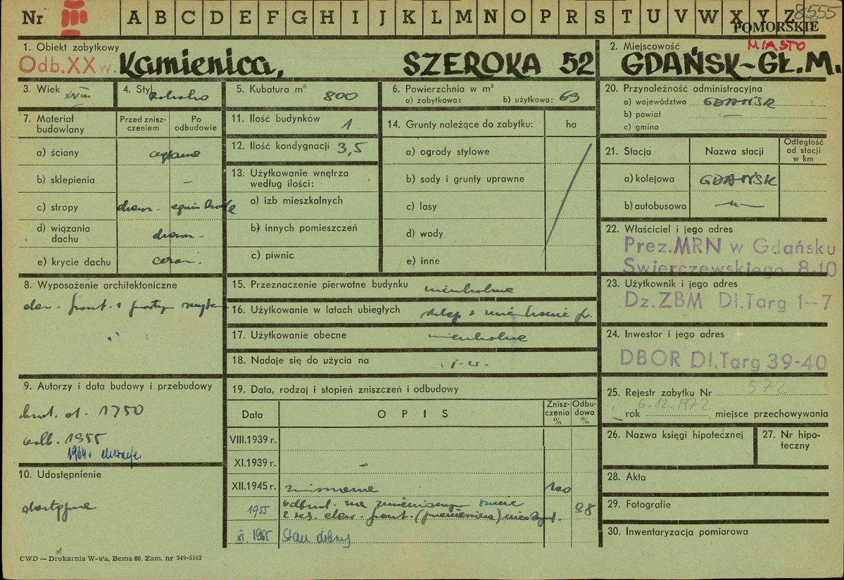 Karta zielona, skan nr 1