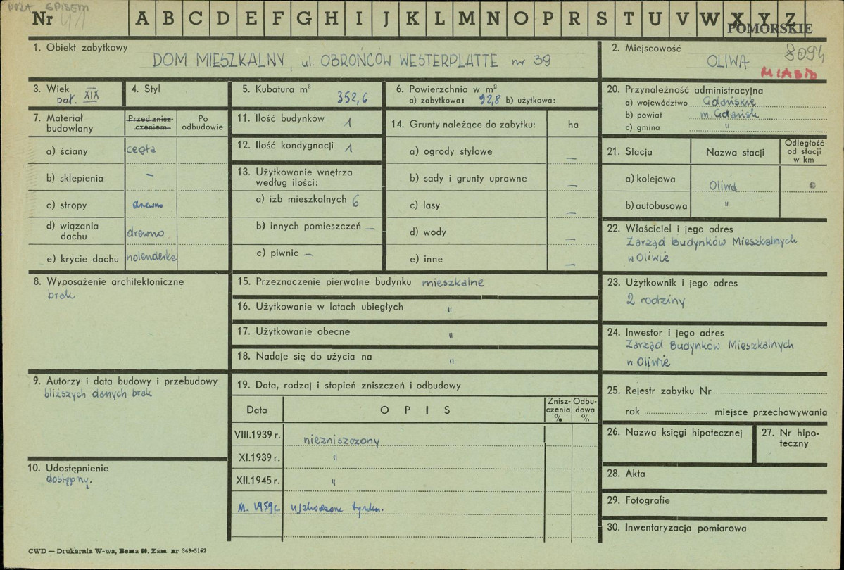 Karta zielona, skan nr 1