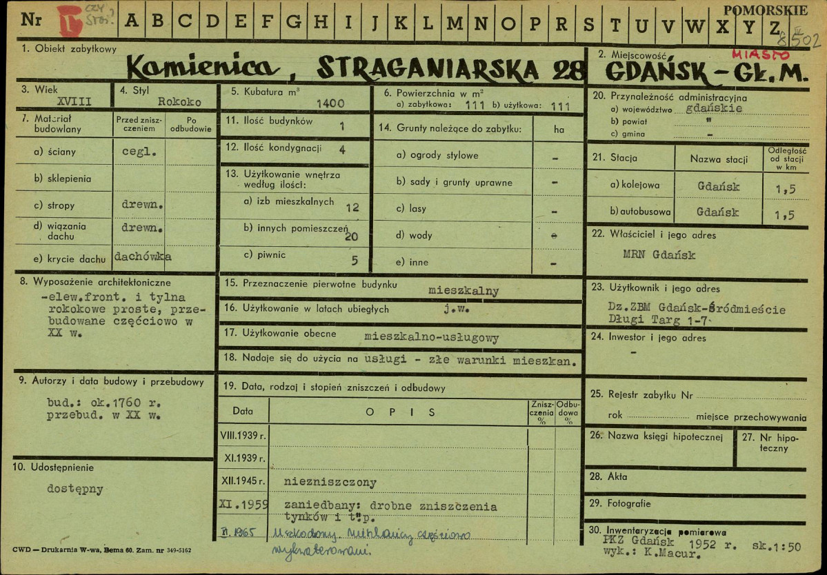 Karta zielona, skan nr 1