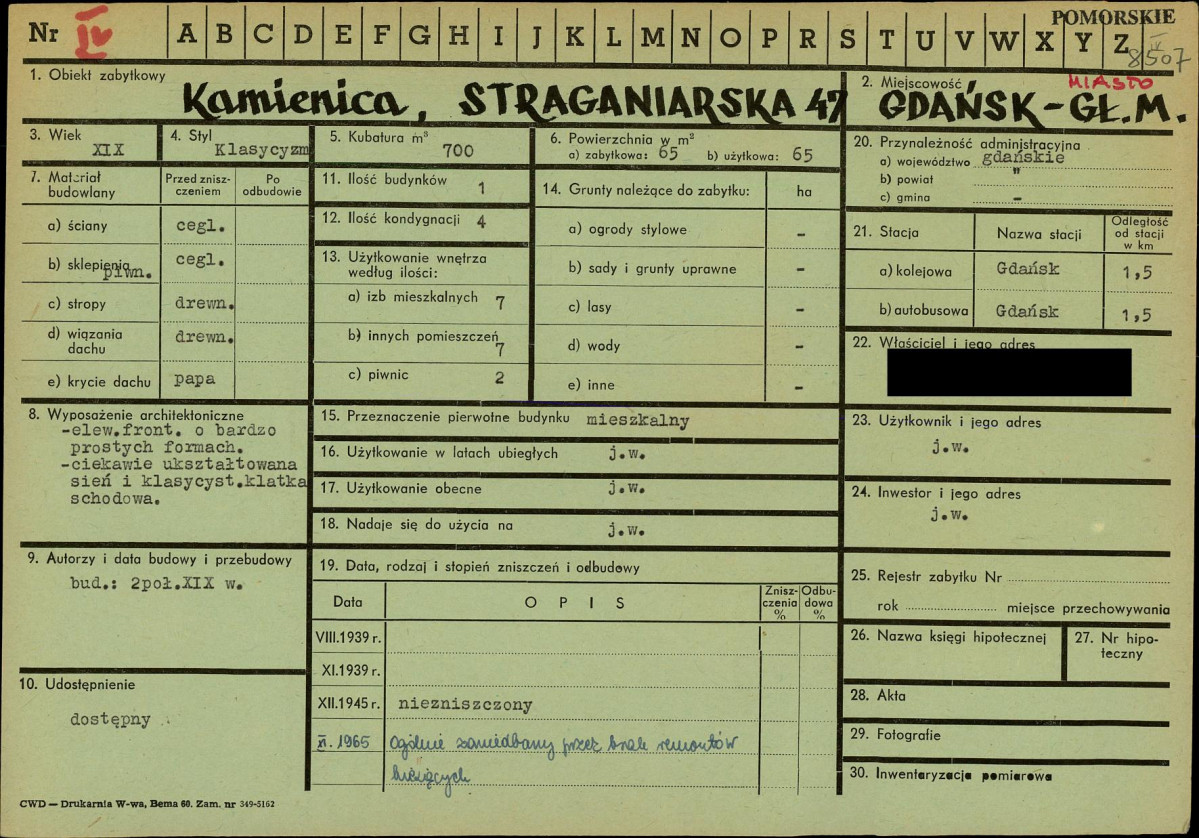 KZ - Karta zielona, skan nr 1