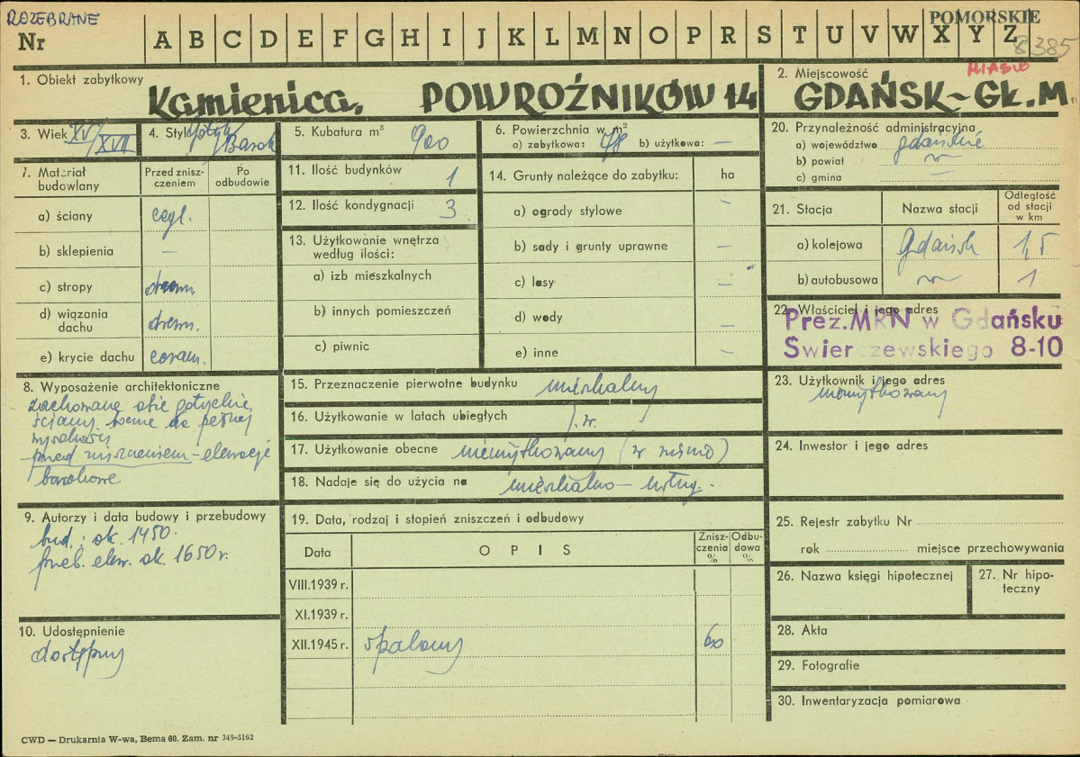 Karta zielona, skan nr 1