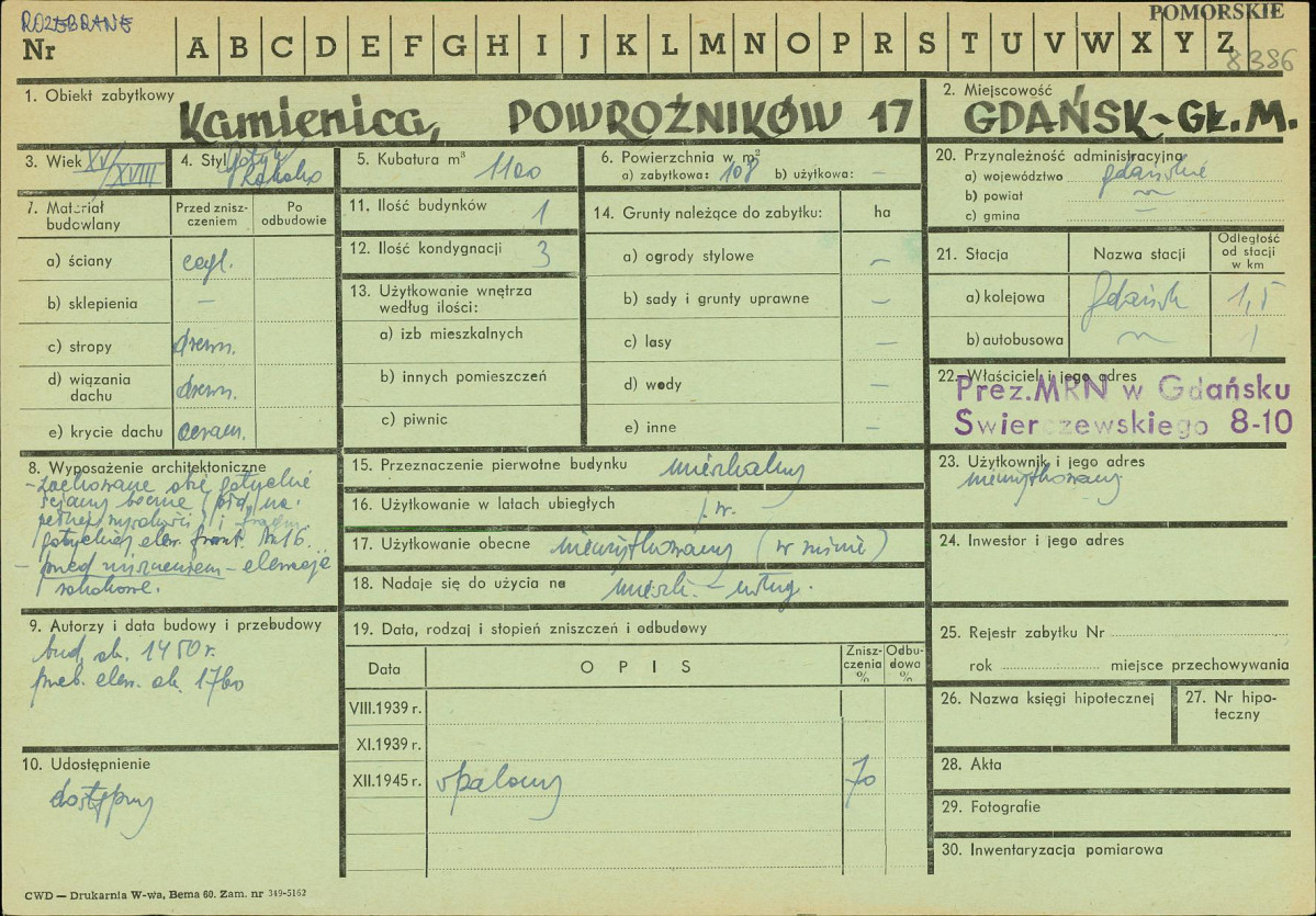 Karta zielona, skan nr 1