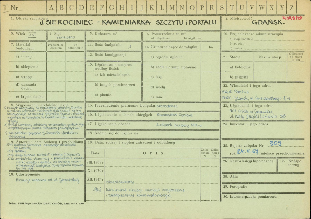 Karta zielona, skan nr 1