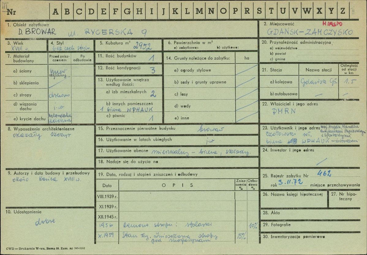 Karta zielona, skan nr 1