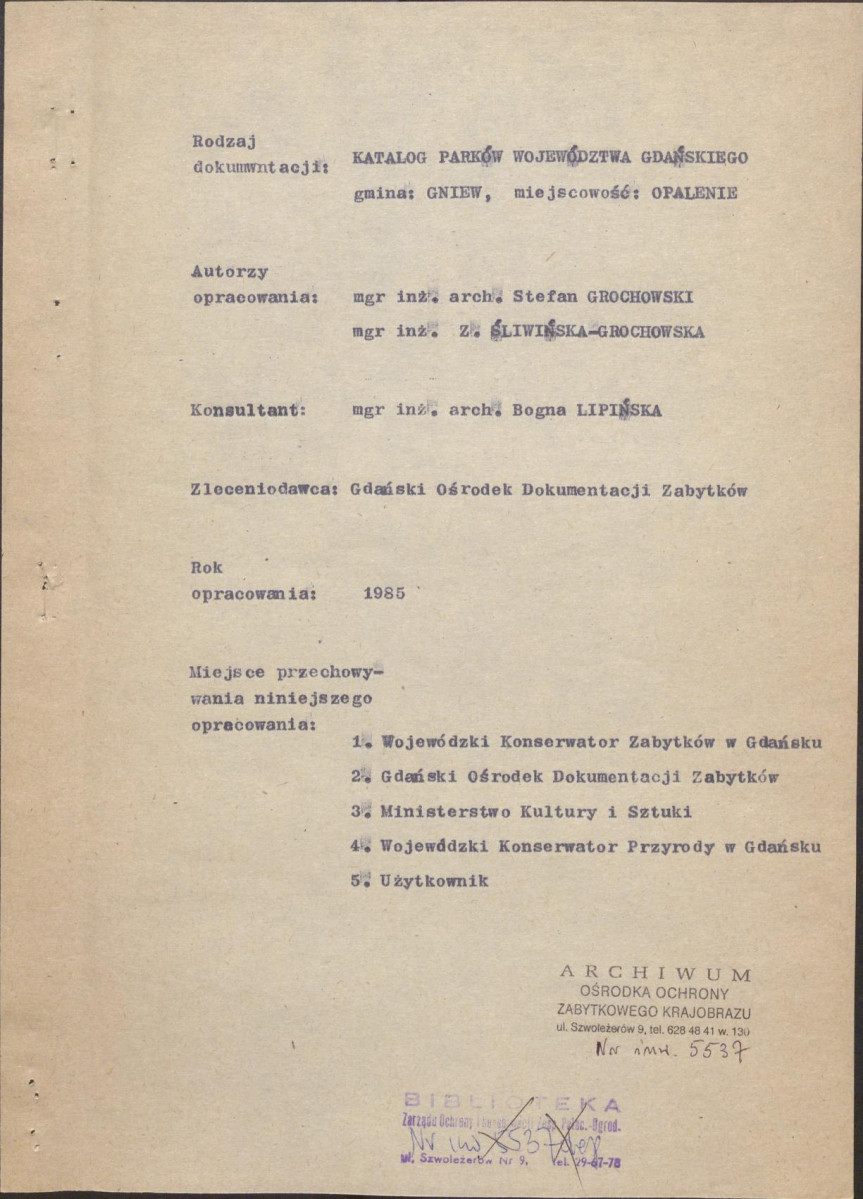 EP - Ewidencja parkowa, skan nr 7