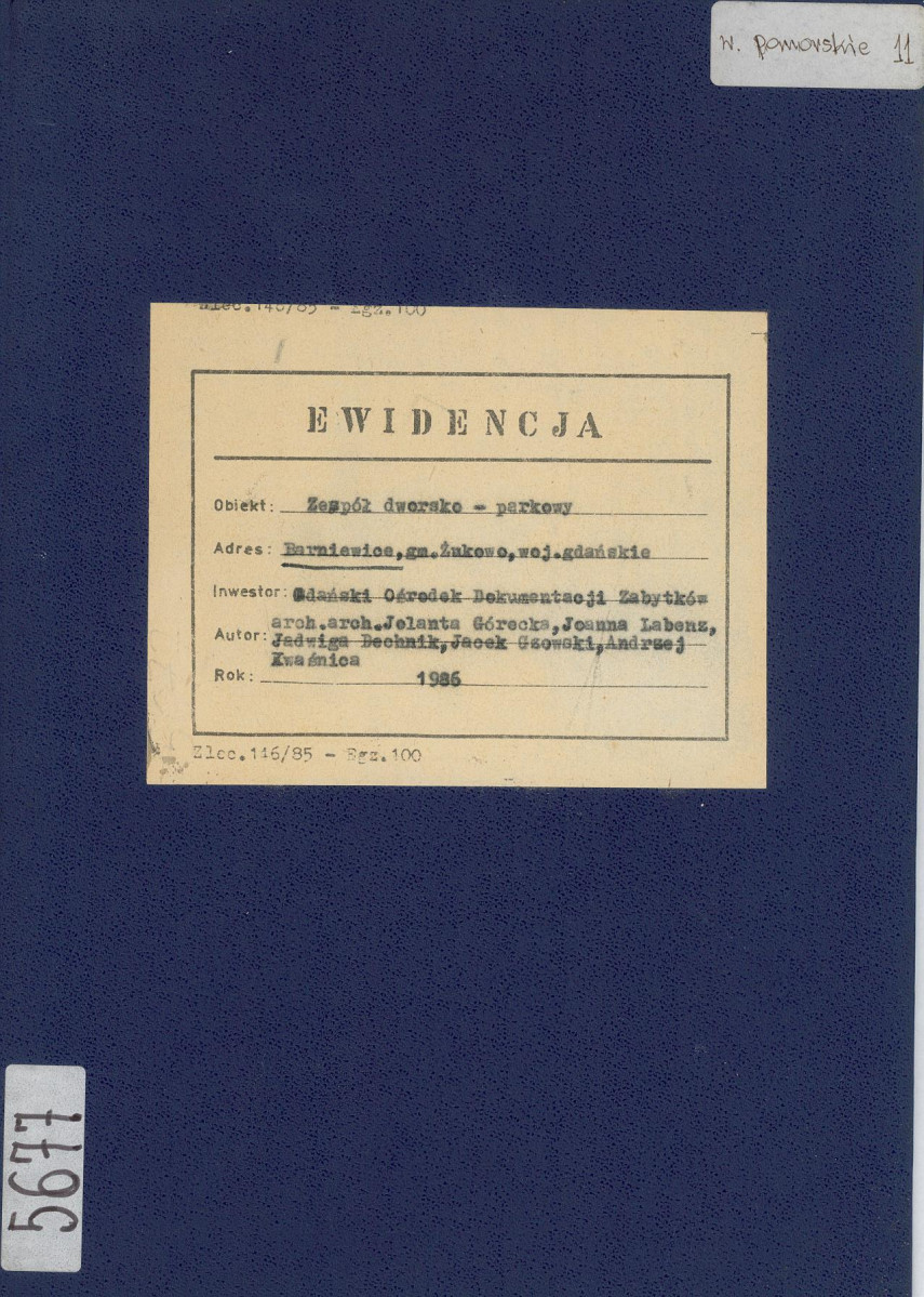 Ewidencja parkowa, skan nr 1