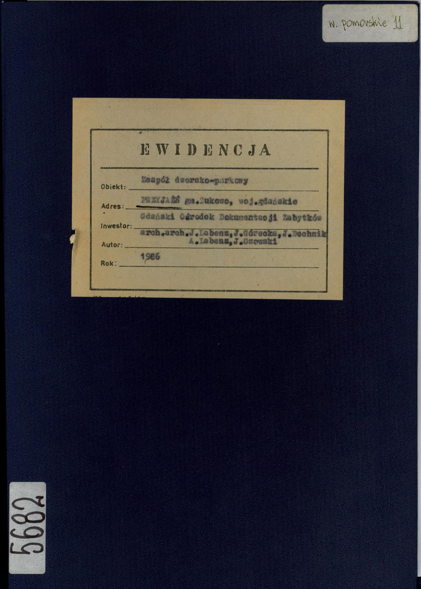 Ewidencja parkowa, skan nr 1
