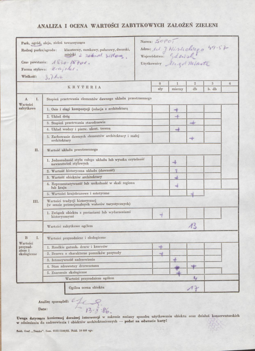 EP - Ewidencja parkowa, skan nr 3