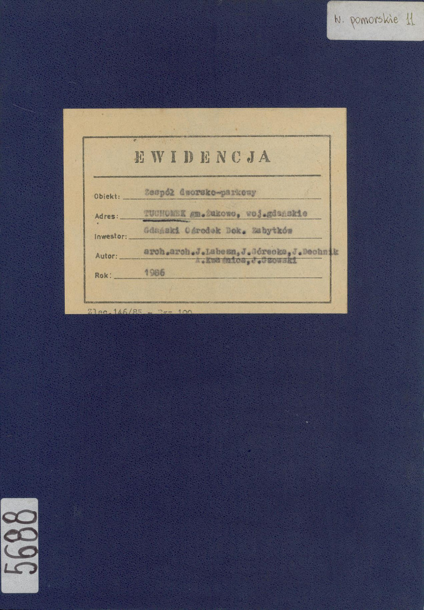 Ewidencja parkowa, skan nr 1