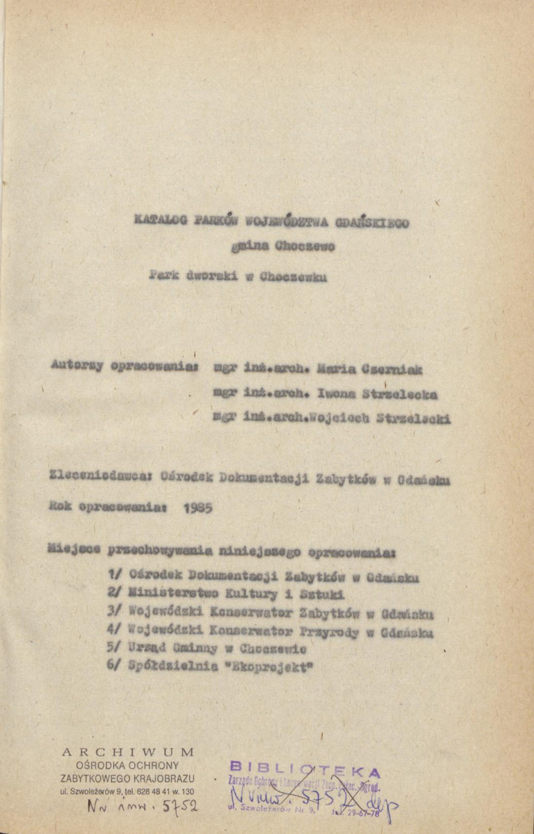 EP - Ewidencja parkowa, skan nr 4