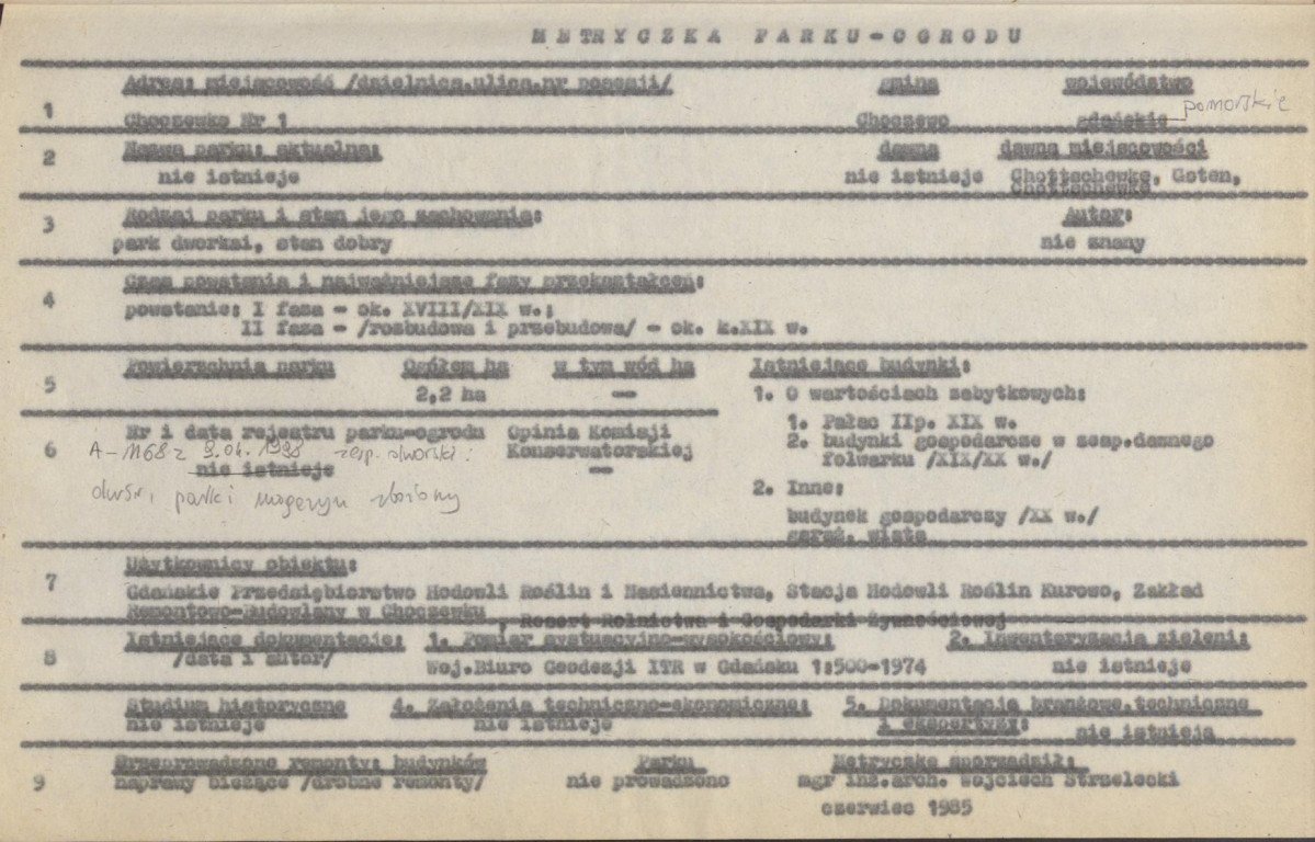 EP - Ewidencja parkowa, skan nr 6